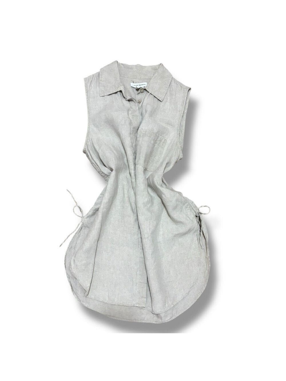 Club Monaco Beige Linen Sleeveless Tunic Top – Small